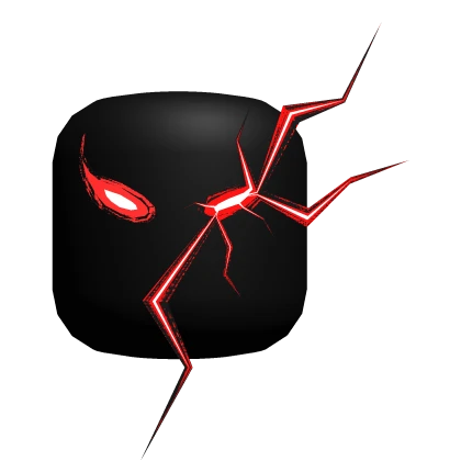 [Animated] Red Fractured Demon Gaze Mask
