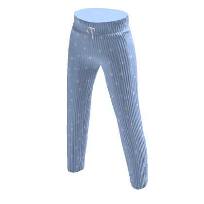 Pleated Pants - Blue Floral