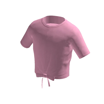 Knotted T-Shirt - Pink