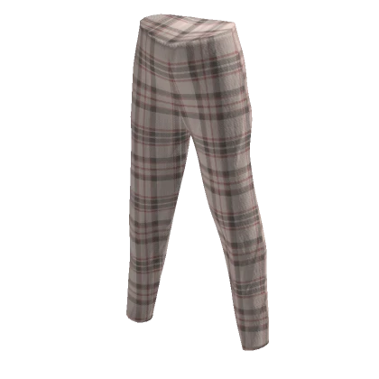 White Tartan Pants