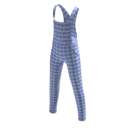 Farmer's Jumpsuit - Blue Plaids