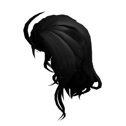 Long Beautiful Anime Black Hair