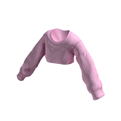 Cropped Crewneck - Light Pink