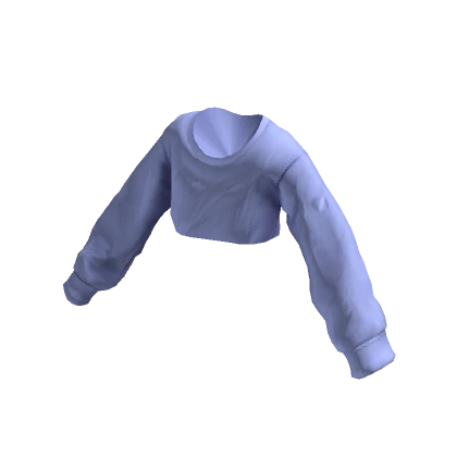 Cropped Crewneck - Light Blue