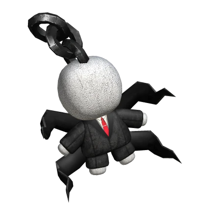 y2k Slender Creepypasta plushie keychain