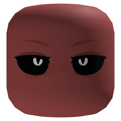 Monster face Red Demon (colorable eyes)
