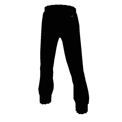 Shiny Black Jogger Pants