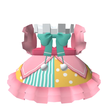 🎈3.0 Extravagant Pink Clown Dress