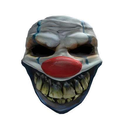 mascara de plastico (payaso sonriente halloween)