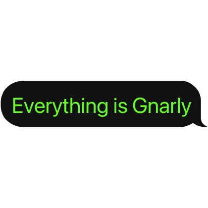 Everything is Gnarly -Katseye kpop chat bubble msg