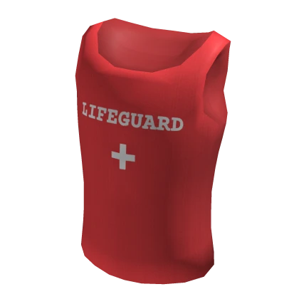 Red Lifeguard Vest