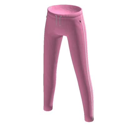 Two-Striped Sports Pants (Pink)