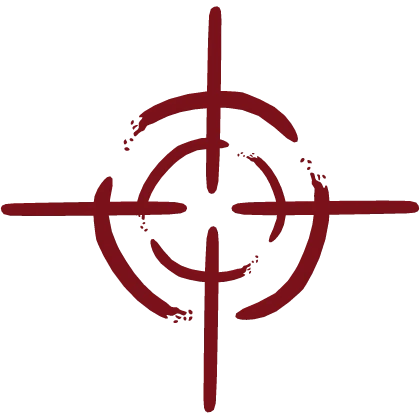 ⛥ eye crosshair in red ⛥