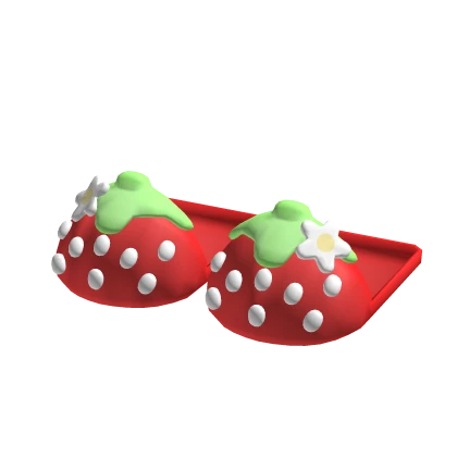 ♡ Strawberry Red slippers ♡