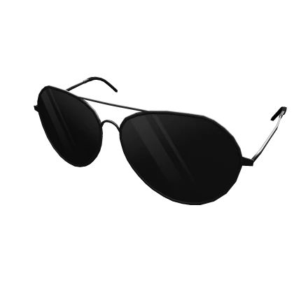 Transparent White Lens Aviator Sunglasses