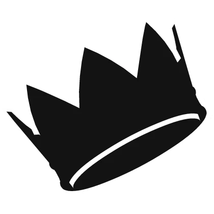 Black Neon King Crown