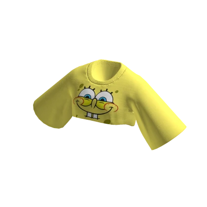 Crop Yellow Oversize Spongebob