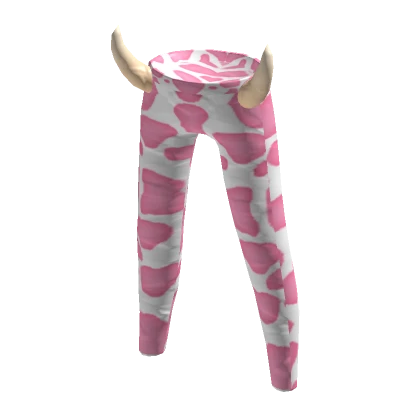 Strawberry Pink Cow Pants