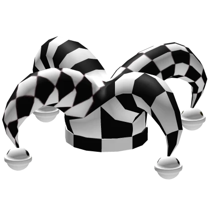 Black & White Jester Hat
