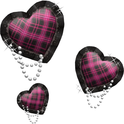 Sparkly Gyaru Tsuyome Pearly Ruffled Hearts Aura