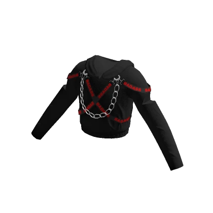 Badass Chain Strap Hoodie