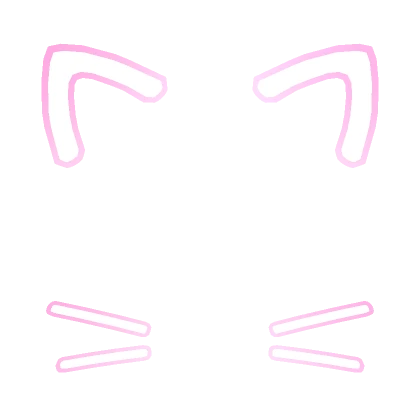 Cute Cat Ear Face Filter [Pink]