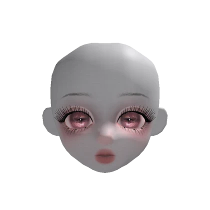 Ghost girl doll head(pink)