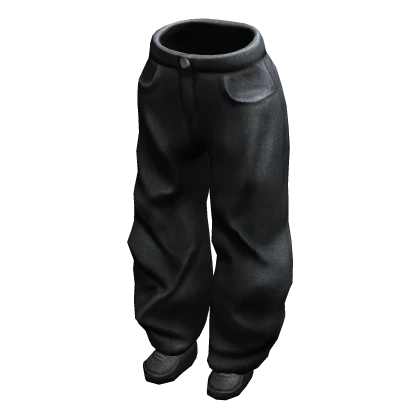Baggy y2k pants with shoes