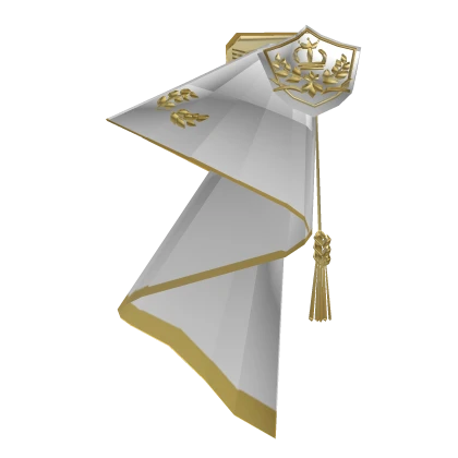 White Royal Knight's Cape
