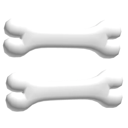 creepycute emo bone hairclips