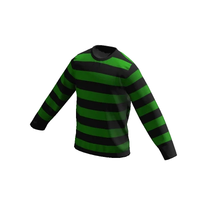 Green Striped Long Sleeve