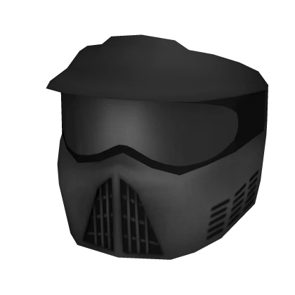 Black Paintball Mask