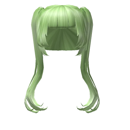 Kitty Twin-tails in Green