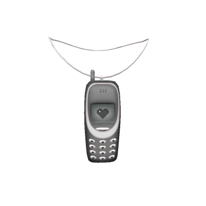 Y2K Phone Necklace - 3.0 black