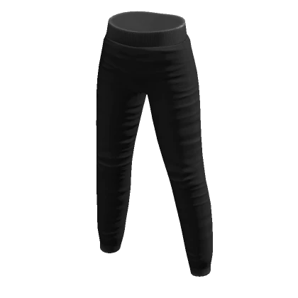 Cute Sporty Pants - Black