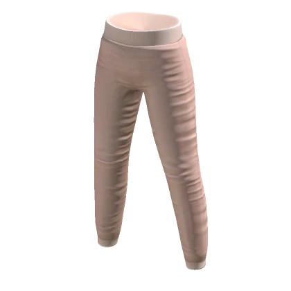 Cute Sporty Pants - Cream