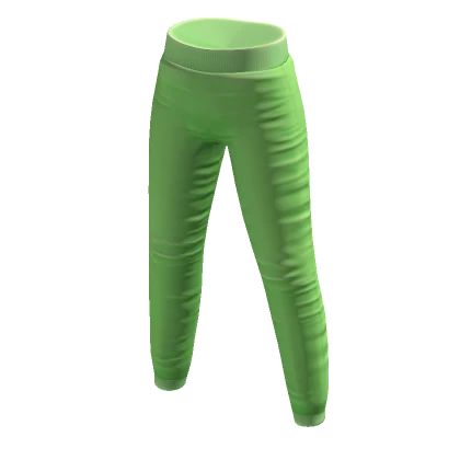 Cute Sporty Pants - Lime Green