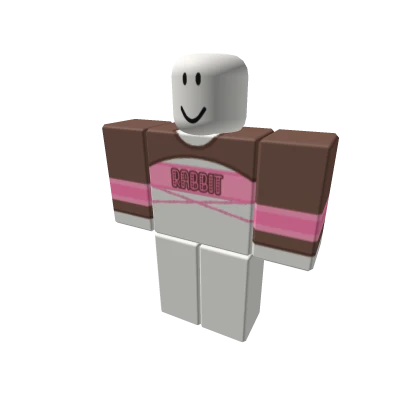 Cute Chocolate Bunny Ears Matching Preppy Top !☆