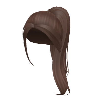 Y2k Aesthetic Ponytail (Brown)