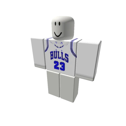 NBA White Michael Jordan Jersey Hoodie Blue Swag