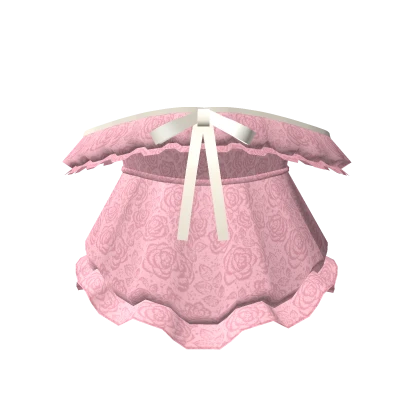 🎀3.0 Pink Pajama Lace Dress with Ribbons