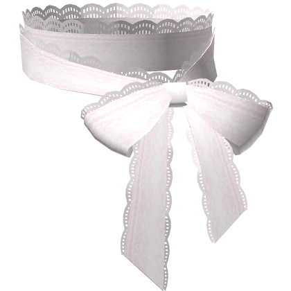 gothic pink lace side bow choker (3.0)