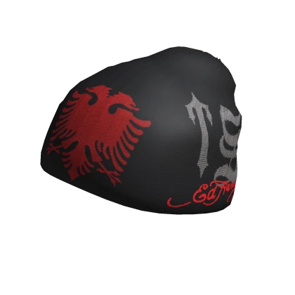 Black Albanian Beanie - terces a s'ti