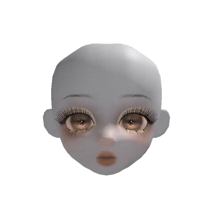 Ghost girl doll head(brown)