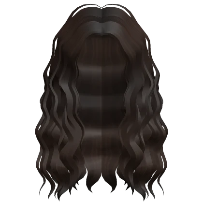 Brat Wavy Long Party Girl Hair (Dark Brown) 