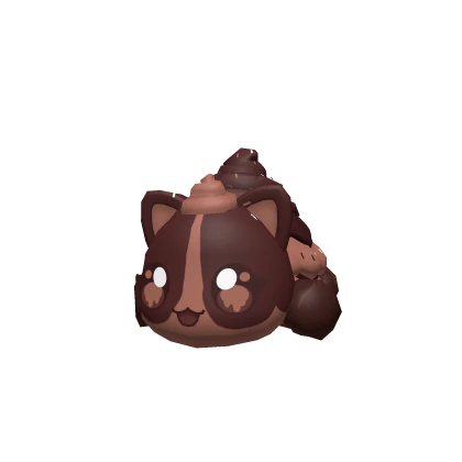 Chocolate Ice Cream Cat Shoulder Pet