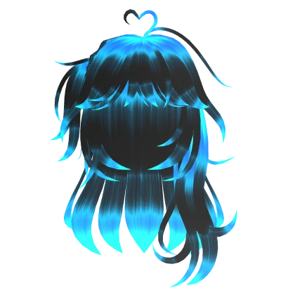 Glowing Iced Anime Long Hair