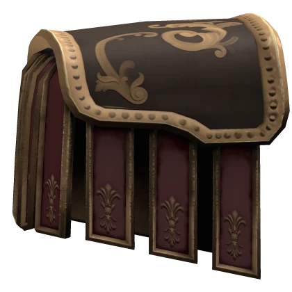 Red Roman Musculata Right Shoulder Guard