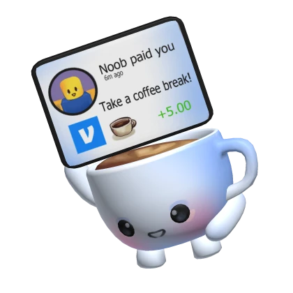 Venmo Coffee Mug Shoulder Pal 