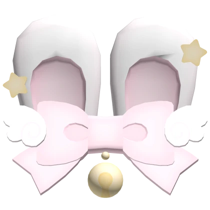 cute kawaii bunny sparkly angel ears